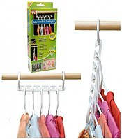 Вешалка для одежды чудо органайзер для экономии места Wonder Hangers набор 8 шт! Скидка