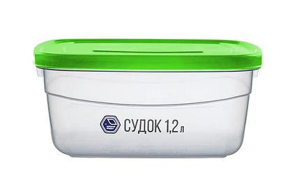 Судок універсальний 1,2л (ЗЕЛЕНА КРИШКА) 91з арт