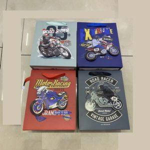 Пакет подарунковий паперовий M "Road racer 3D" 26*32*10см., R91214-M