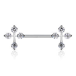 Пірсинг для сосків «Крестики»