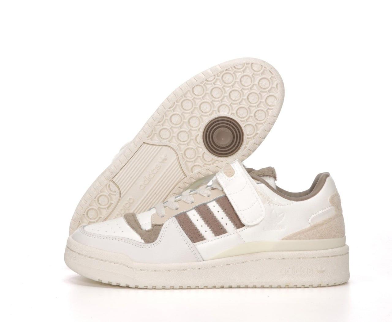 Жіночі Кросівки Adidas Forum Low White Brown / Адідас Форум Низькі