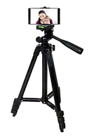 Трипод для камеры фотоаппарата и телефона раскладной портативный 35-102 см штатив с чехлом TRipоd 3120A, Elite