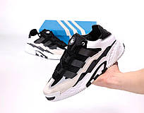 Кросівки Adidas Niteball Black White / Адідас Найтболл