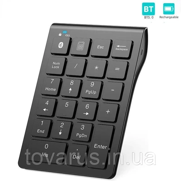 Безпровідна Bluetooth цифрова клавіатура / Numpad