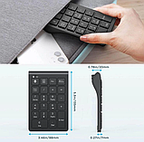 Безпровідна Bluetooth цифрова клавіатура / Numpad, фото 6