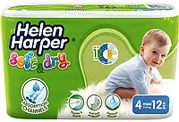 Підгузки Helen Harper Soft & Dry 4 (7-18 кг) 12 шт