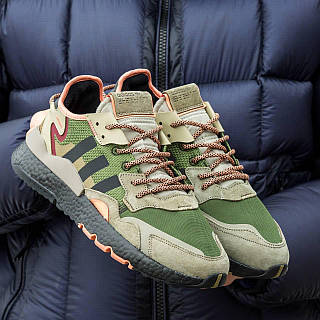 Adidas Nite Jogger Boost Core Black Orange Dark Green ID 2127129805 2700 Prom.ua