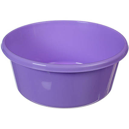 Таз господарський круглий 11л (Мікс квітів)