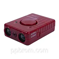 Мощный ультразвуковой отпугиватель собак с аккумулятором и сиреной "J-1003" (действие до 20 м) червоний