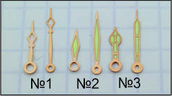 Стрілки для годинника Победа. Стрілки для наручних часів