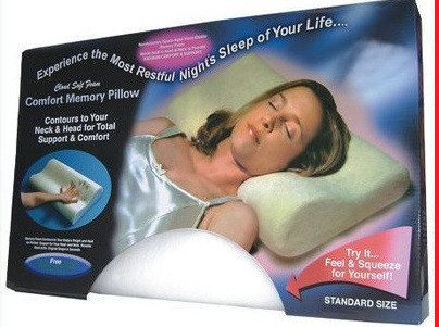 Подушка з пам'яттю memory pill, Анатомічної подушки Комфорт Меморі, Ортопедична подушка для сну! Знижка