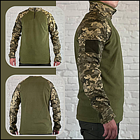 Военный зимний убакс зсу пиксель из флиса, прочная тактическая кофта, тактическая и форменная одежда XXXL