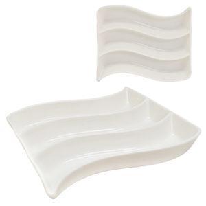 Минажниця порцелянова "Хвиля" 10" (25.5см) MC4169-10, фото 1