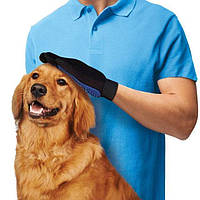 Перчатка Pet Brush Glove для вычесывания животных, перчатка чесалка, Elite