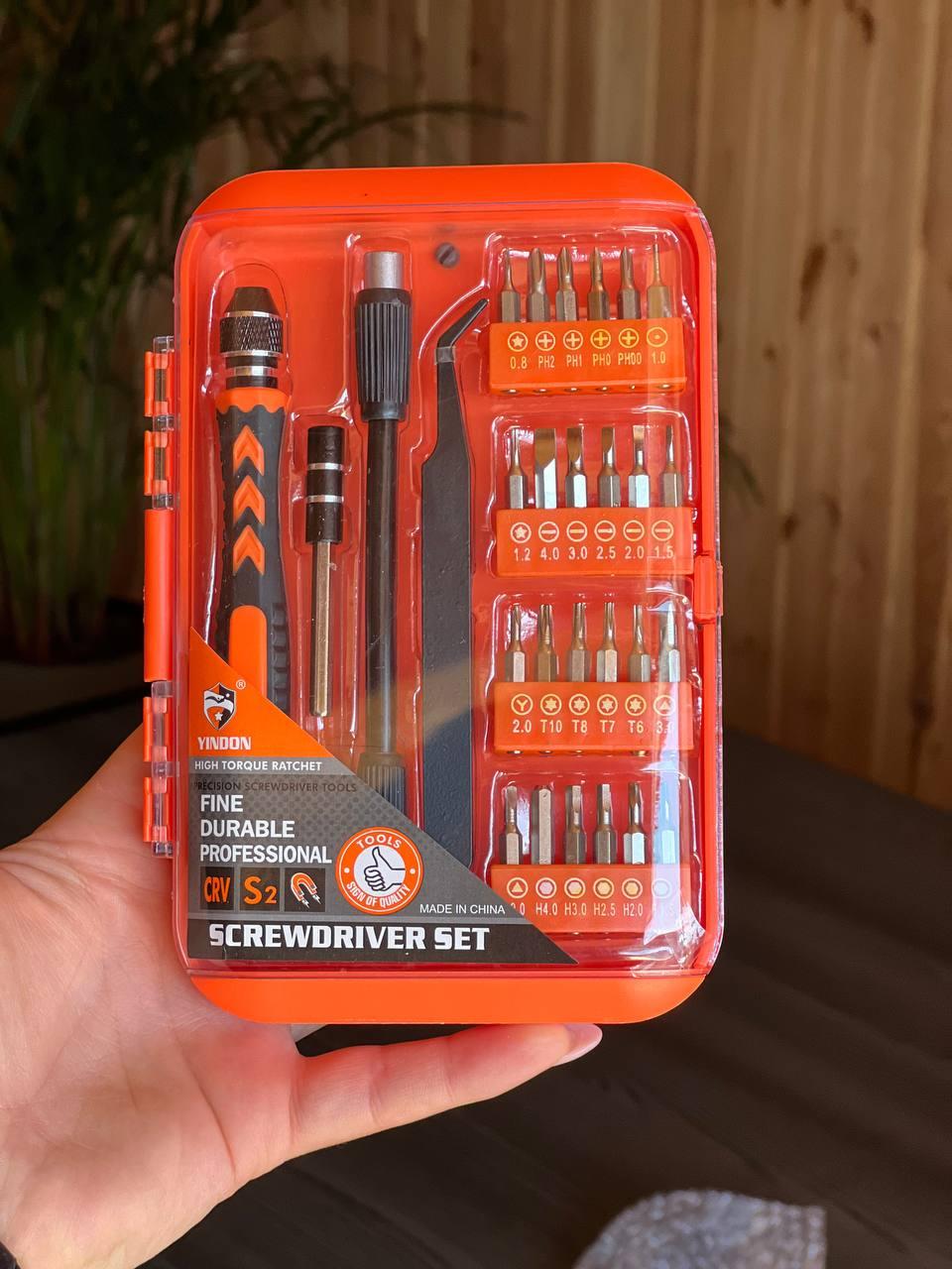 Набір викруток 28 в 1 прецизійні викрутки з тріскачкою Screwdriver set