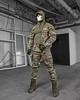 Тактический летний костюм мультикам 3 в 1, военный костюм мультикам на весну/лето штаны+убакс+куртка