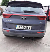 Фаркоп Kia Sportage 4 QL 2015-2018 (Кіа Спортейдж 4) польський, без підрізу бампера, фото 4