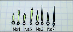Стрілки для годинника Победа. Стрілки для наручних часів. Деталі для годинника. Запчастини для годинника.
