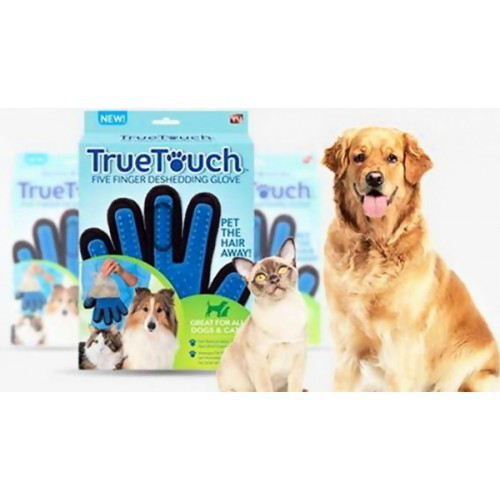 Перчатка для вычесывания шерсти с домашних животных True Touch Pet Gloves! Скидка - фото 6 - id-p2138979356