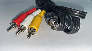 Відео шнур штекер mini din 9pin - 3 штекер RCA (1.5 метри), фото 4