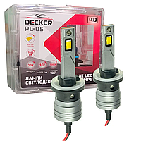 DECKER LED PL-05 5K H27 (880\881) Светодиодные лед лампы для авто без кулера 12/24В