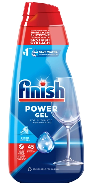 Гель для миття посуду в посудомийній машині FINISH Gel 1 л