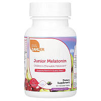 Zahler Junior мелатонин для детей натуральный виноград. 60 жевательных таблеток