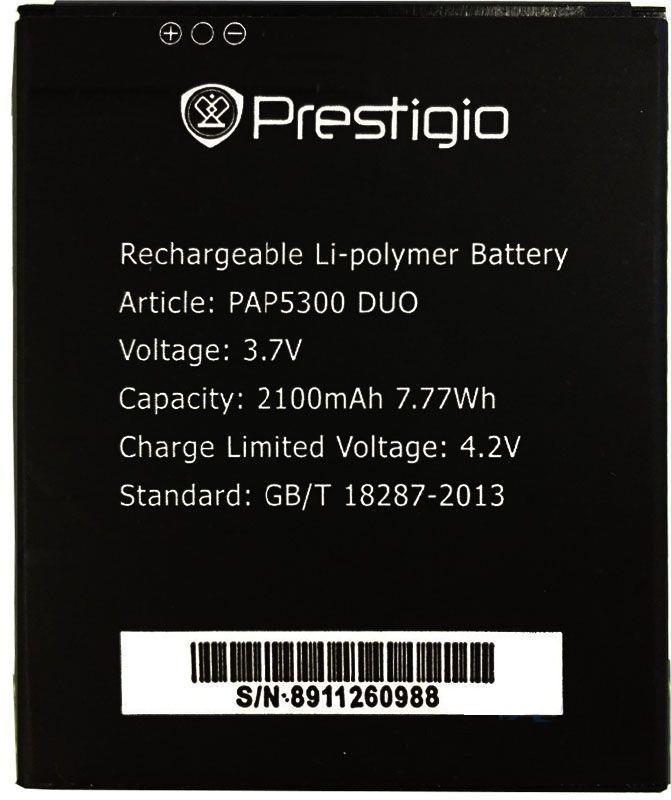 Акумулятор Prestigio MultiPhone Pap5300 2100 mAh (PAP5300)