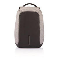 Рюкзак антивор Bobby XD Design Grey USB с разъемом usb для зарядки travel bag 9009, Elite