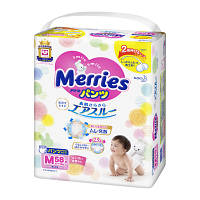 Подгузники Merries трусики для детей размер M 6-11 кг 58 шт 558641 p