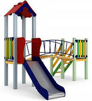 Дитячий комплекс СОНЕЧКО гірка пластик висота кріплення 1.10 або 1.26 м