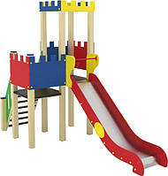 Дитячий комплекс ЗИГЗАГ, гірка пластик 1000 мм