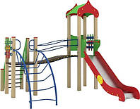 Дитячий комплекс ІЛЛЯ, гірка пластик 1000 мм