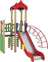 Дитячий комплекс КОНИК, гірка пластик висота спуска 1000 мм