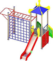 Дитячий комплекс РИТА, гірка пластик 1000 мм.