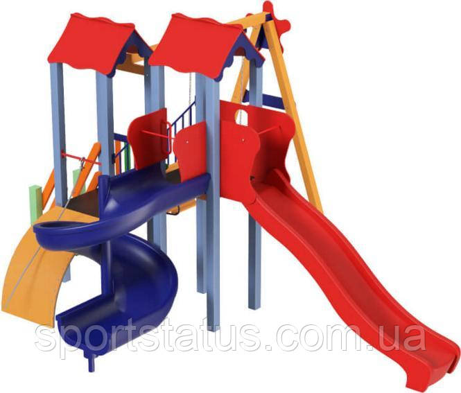 Дитячий комплекс АВАЛОН, гірка пластик