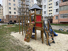 Дитячий комплекс, гірка пластик висота 1200 мм, фото 4