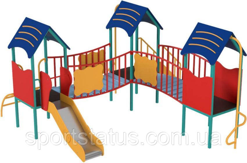 Дитячий комплекс РАДІСТЬ-1 гірка пластик