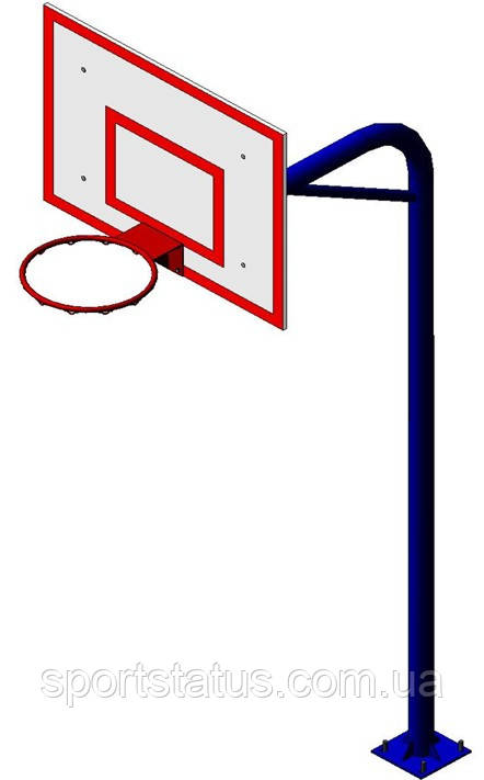 Стійка баскетбольна "Кубік" №1, фанера, 0,9х1,2 м