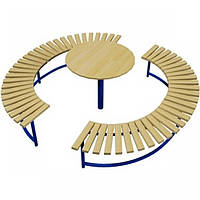 Лавка садово-паркова СОНЦЕ L0111, зі столиком