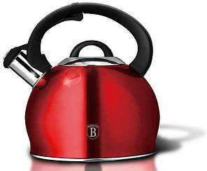 Чайник зі свистком Berlinger Haus Burgundy Metallic Line 3 літри колір червоний 1836BH