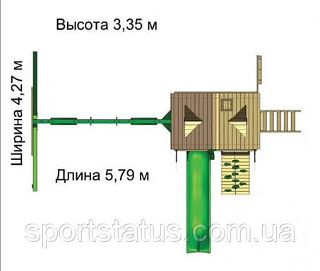 Дитячий ігровий майданчик "Люкс 12" E8, фото 2
