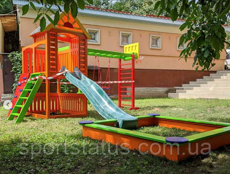 Детский игровой комплекс "ТАРЗАН + песочница", фото 1