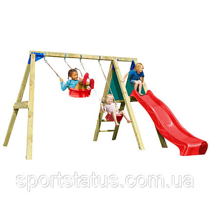 Дитячі гойдалки з гіркою Blue Rabbit DECKSWING, фото 1