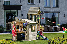 Дитяча ігрова вежа з будиночком Blue Rabbit LOOKOUT + SWING, фото 5