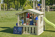 Дитяча ігрова вежа з будиночком Blue Rabbit LOOKOUT + SWING, фото 6