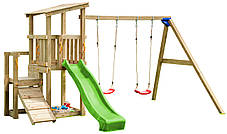 Дитячий майданчик з 2 гірками Blue Rabbit CASCADE + SWING, фото 3