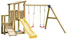 Дитячий майданчик з 2 гірками Blue Rabbit CASCADE + SWING, фото 5
