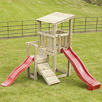 Дитячий майданчик з 2 гірками Blue Rabbit CASCADE + SWING, фото 6