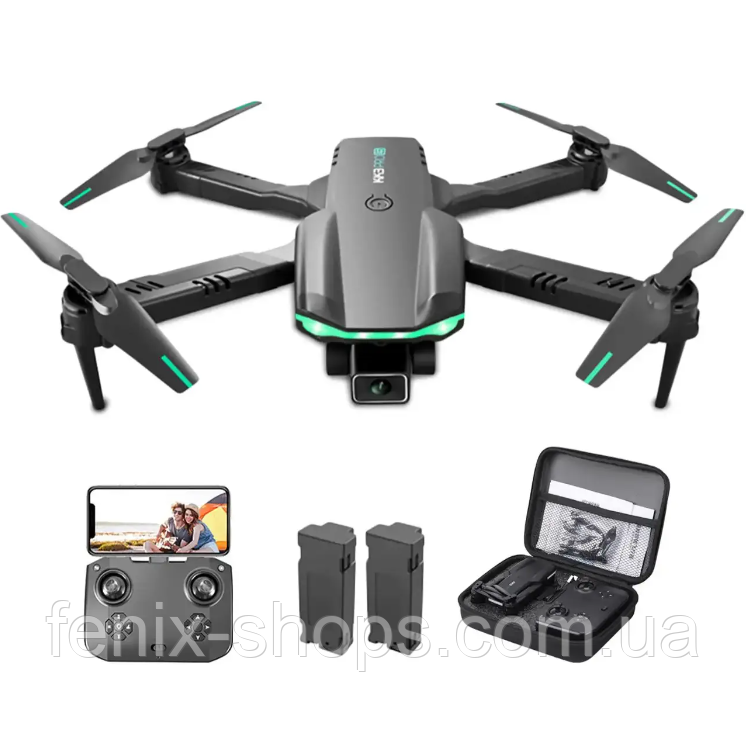 Квадрокоптер KK3 Pro з двома Wi-Fi камерами 4К 1080P Чорний